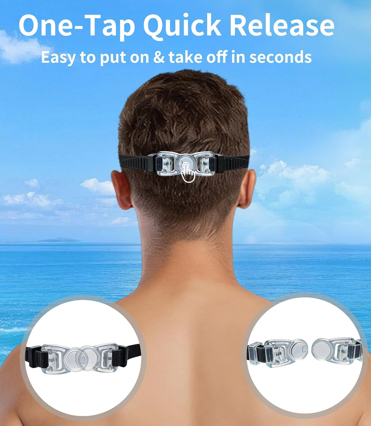 Swim Goggles, 2 Pack Unisex Adult Swimming Goggles No Leakage Anti Fog Wide View for Men Women Youth