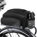 Bike Rack Bag,12L Bike Trunk Bag ,Rear bike rack bag, Multi Pockets Cycling Storage Bag with Water Bottle Holder , Bike Bags for bicycle Rack with Reflective Area & Shoulder Strap for Cycling Trips.