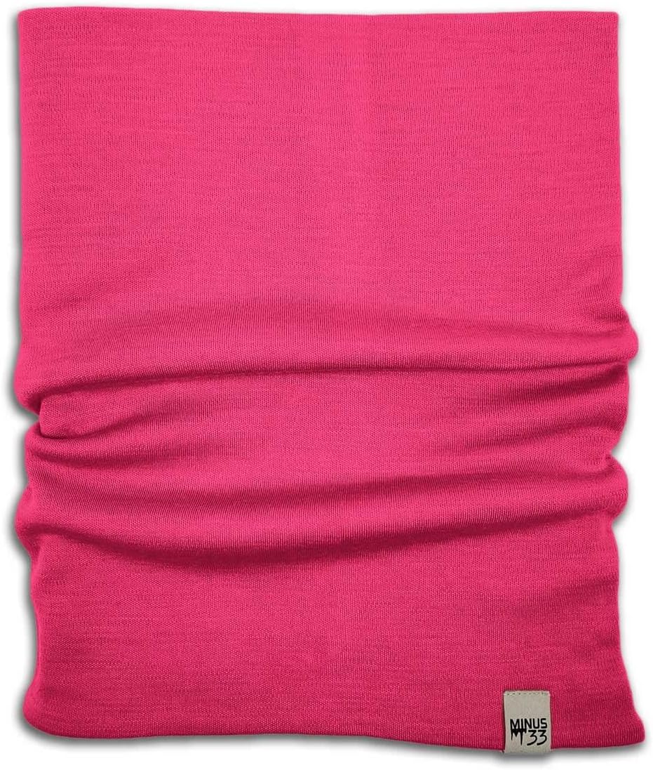 100% Merino Wool - Midweight Neck Gaiter - Skiing Neck Warmer - Winter Face Mask - Multipurpose Headwear