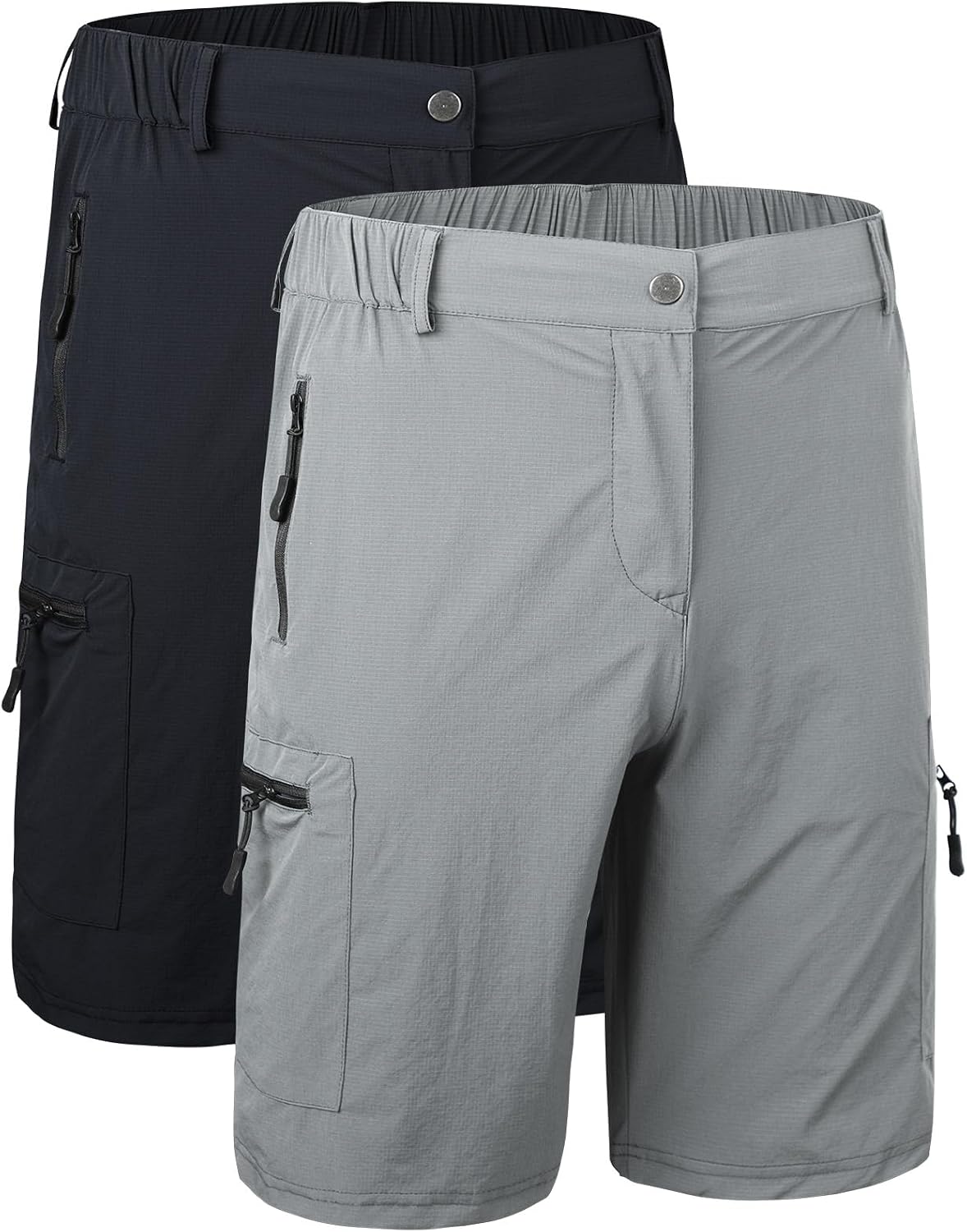 Suwangi Mens Hiking Cargo Shorts Casual Travel Tactical Short for Men