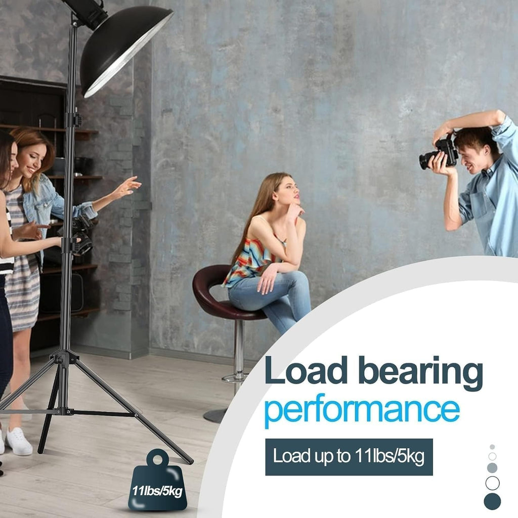 EMART 7Ft Light Stand for Photography, Speedlight, Flash, Softbox-2 Pack
