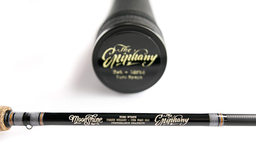 Moonshine Rod Company Fly Fishing Rod with Carrying Case and Extra Rod Tip
