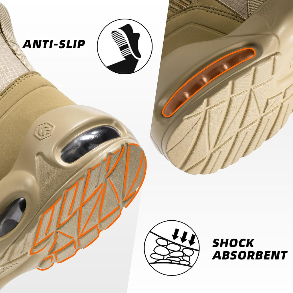 Military Tactical Boots Women Wide Waterproof 6 Inches