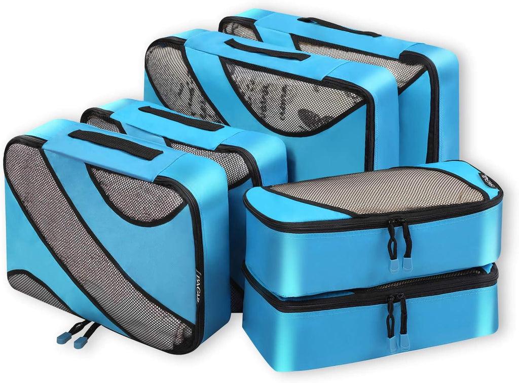 BAGAIL 6 Set Packing Cubes,Travel Luggage Packing Organizers