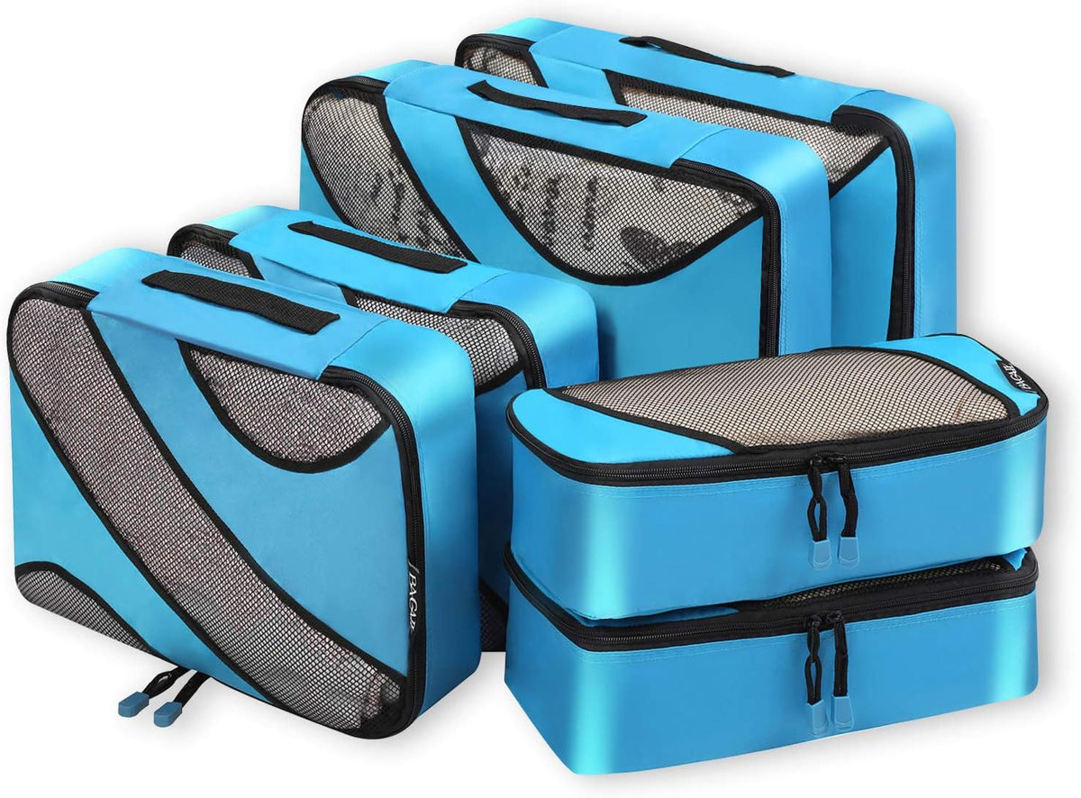 BAGAIL 6 Set Packing Cubes,Travel Luggage Packing Organizers