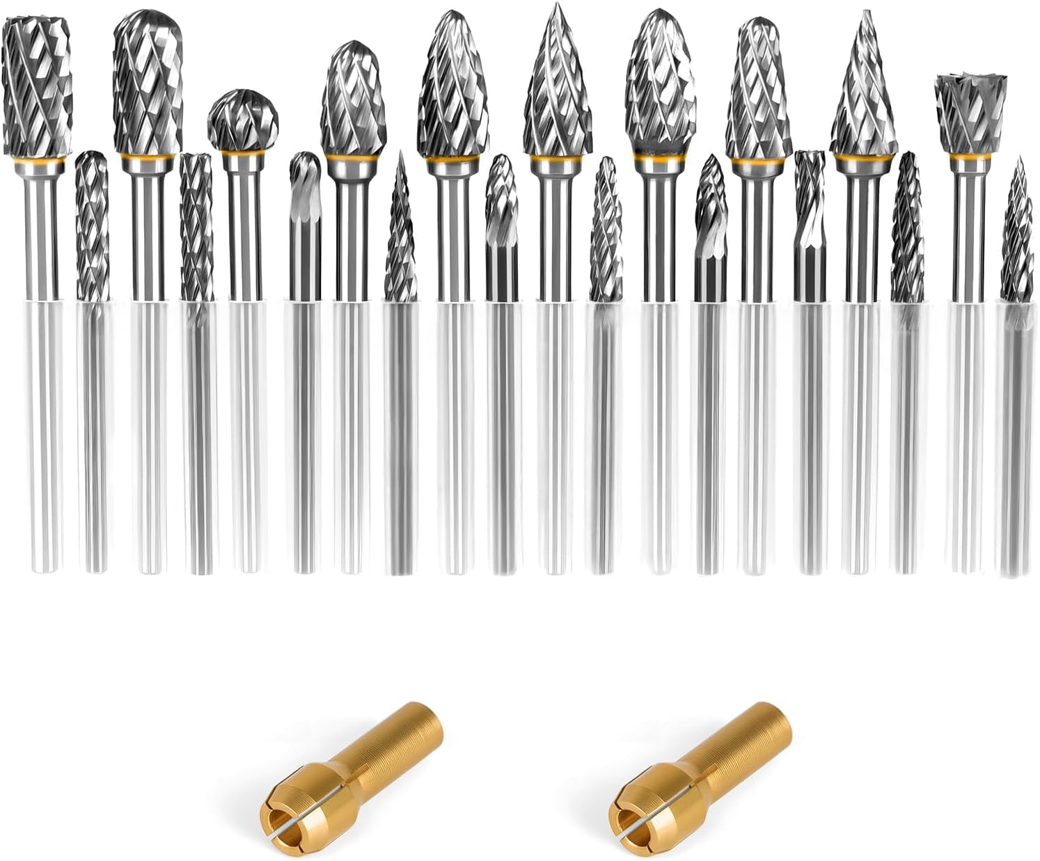 20Pcs Carbide Burr Set with 1/8" Shank