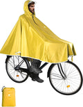 ANYOO Waterproof Rain Poncho Bike Bicycle Rain Capes Lightweight for Adults