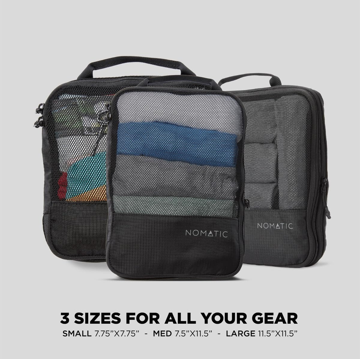 NOMATIC Packing Cubes - Compression Packing Cubes For Travel - Small