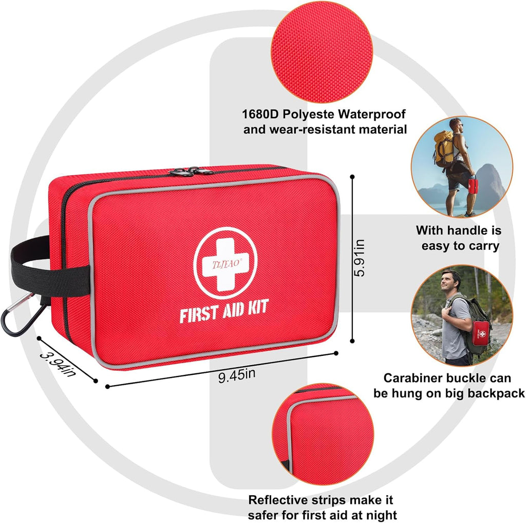 330-Piece Comprehensive First Aid Kit for Home, Car, Travel