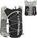 Azarxis Hydration Backpack 5L Running Vest Lightweight Breathable Water Daypack for Women Men Trail Race Marathon Jogging Hiking Climbing Camping Biking (Black - Only Backpack)
