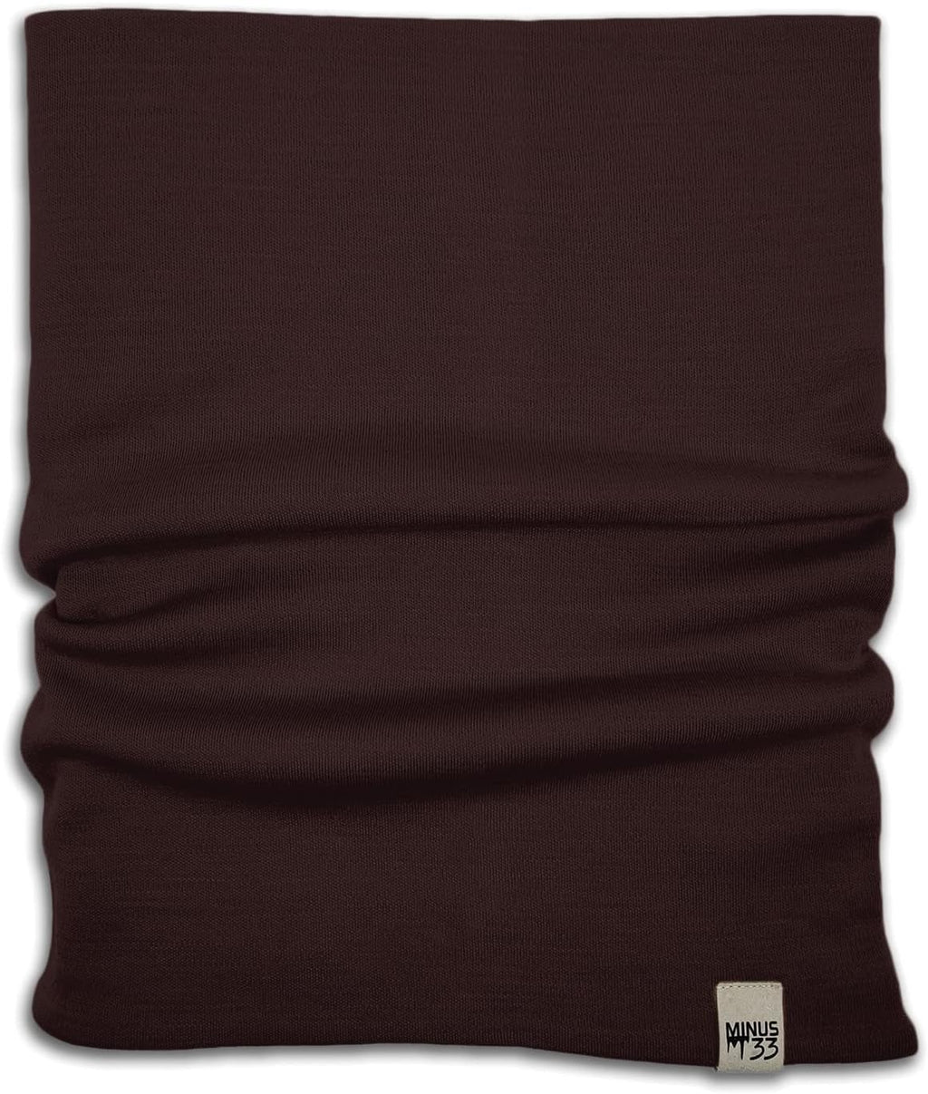 100% Merino Wool - Midweight Neck Gaiter - Skiing Neck Warmer - Winter Face Mask - Multipurpose Headwear