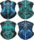 Cool Skull Face Bandanas Sports Casual Headwear Viking Neck Gaiter