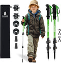 Kids Hiking Poles, Kids Walking Stick, Lightweight Aluminum Adjustable