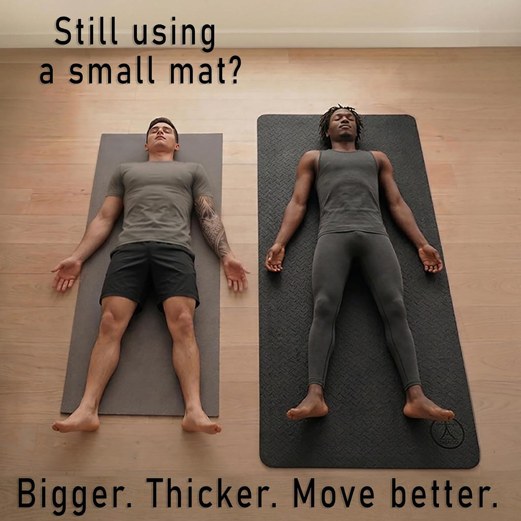 Extra Large Yoga Mat XL, Wide and Long, Extra Thick Non Slip Exercise Mat