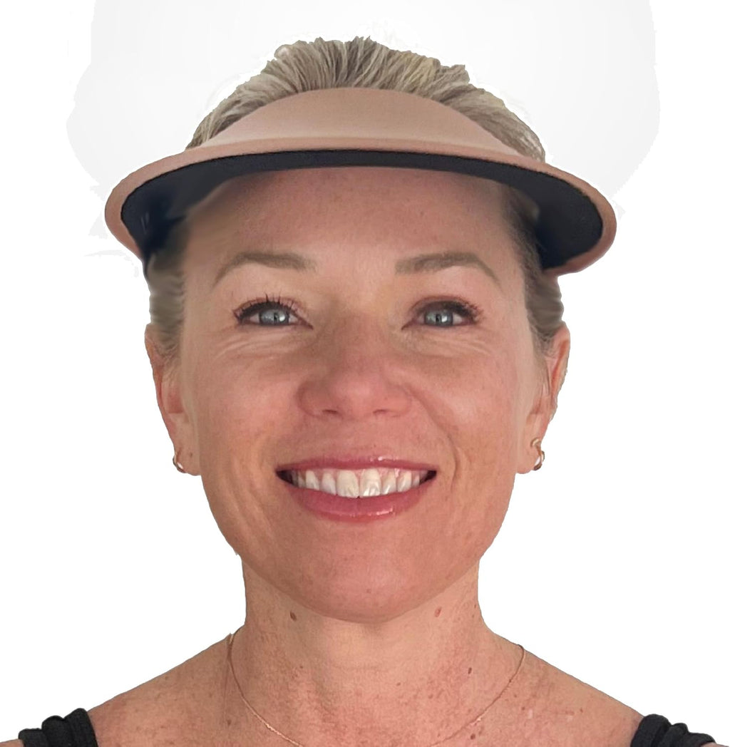 No Headache Sun Visor for Women | Stylish, Lightweight Golf & Tennis Hat | UV Protection for Outdoor Sports & Travel