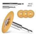 Mini Glasses Cutting Disc,1mm Ultra-Thin,with 2PCS 1/4" Hex Shank