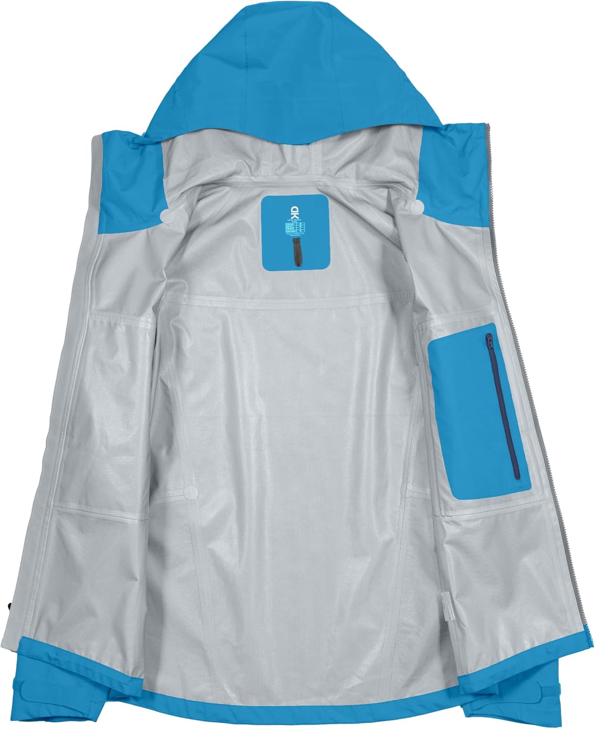 Little Donkey Andy Men's High-performance 3L Hard Shell Waterproof Rain Jacket Breathable Rain Gear for Hiking,Travelling