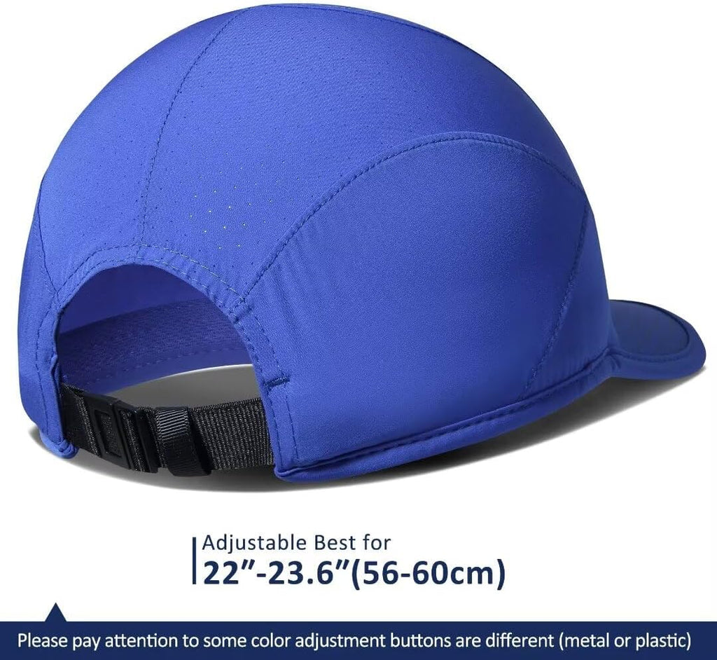 GADIEMKENSD Stretch Running Hat with Soft Brim, Quick Dry, Unstructured, Unisex-Adult