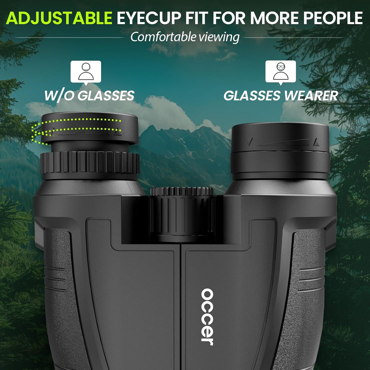 Occer 12x32 Binoculars for Adults Kids - Compact Binocular for Birdwatching