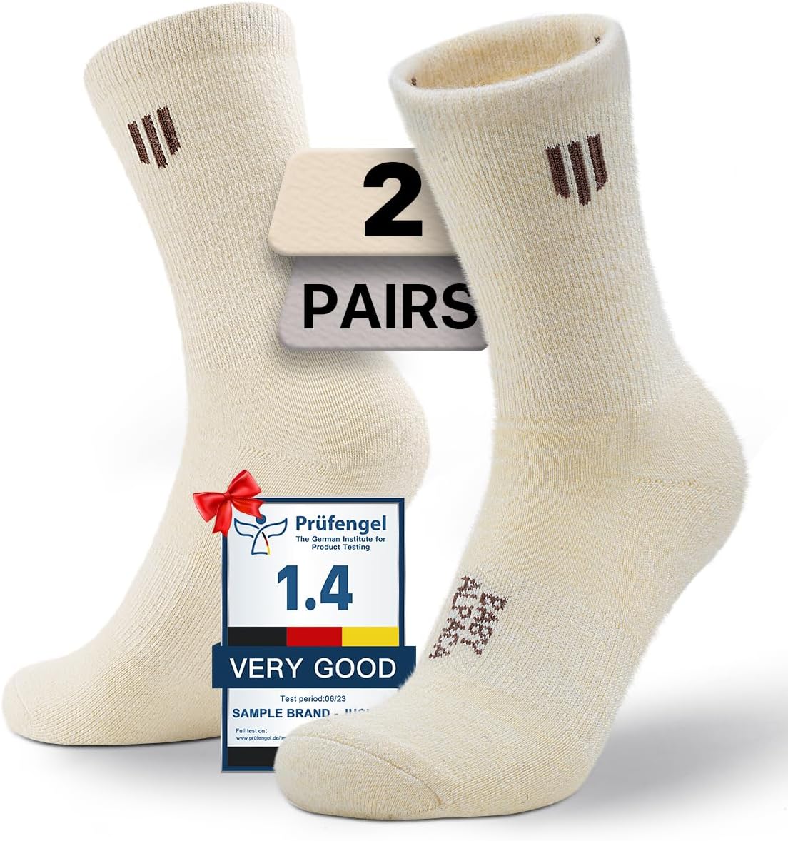 Juclise Baby Alpaca Wool Lightweight Micro Crew Socks for Men & Women