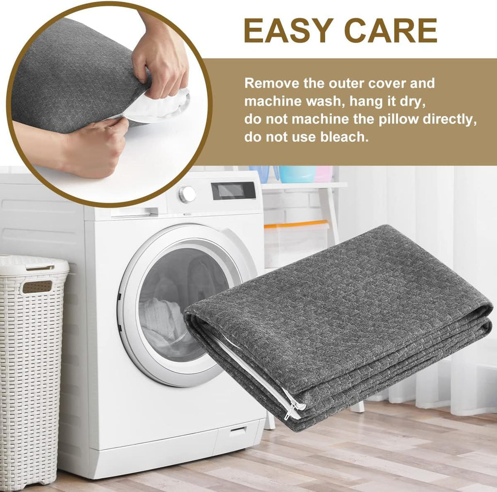 Ivellow Travel Pillow, Camping Pillow for Sleeping, Shredded Memory Foam