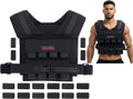 Weighted Vest for Men & Women | Adjustable Weight Vest 25 lbs/35 lbs/45 lbs with Removable Iron Weights, 1000D Cordura Weighted Training Vest for Rucking, Running & Strength Training