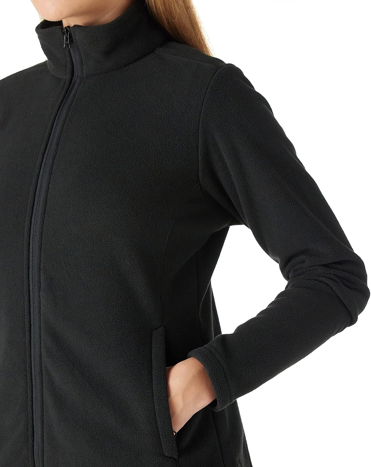 Outdoor Ventures Women's Lightweight Warm Polar Fleece Jacket Zip Up