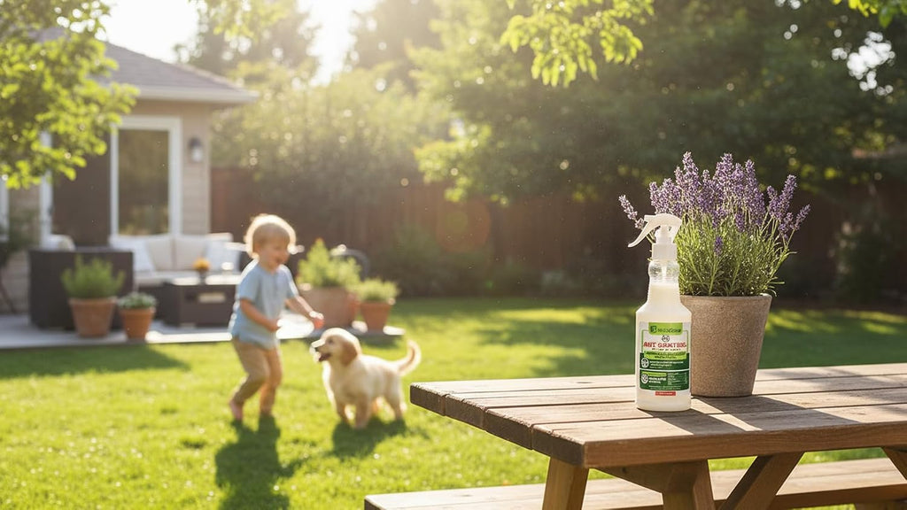 All-Natural Ant Control & Repellent Spray (16oz) – Ready-to-Use Peppermint, Clove & Geraniol Essential Oil Pest Defense – Safe for Indoors, Outdoors, Kids & Pets