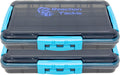 Reaction Tackle Premium Tackle Trays, Water Resistant Fishing Tackle Box Organizers with Triple Clip Closure, Removable Dividers and Clear View Design - 3600 (2-Pack)