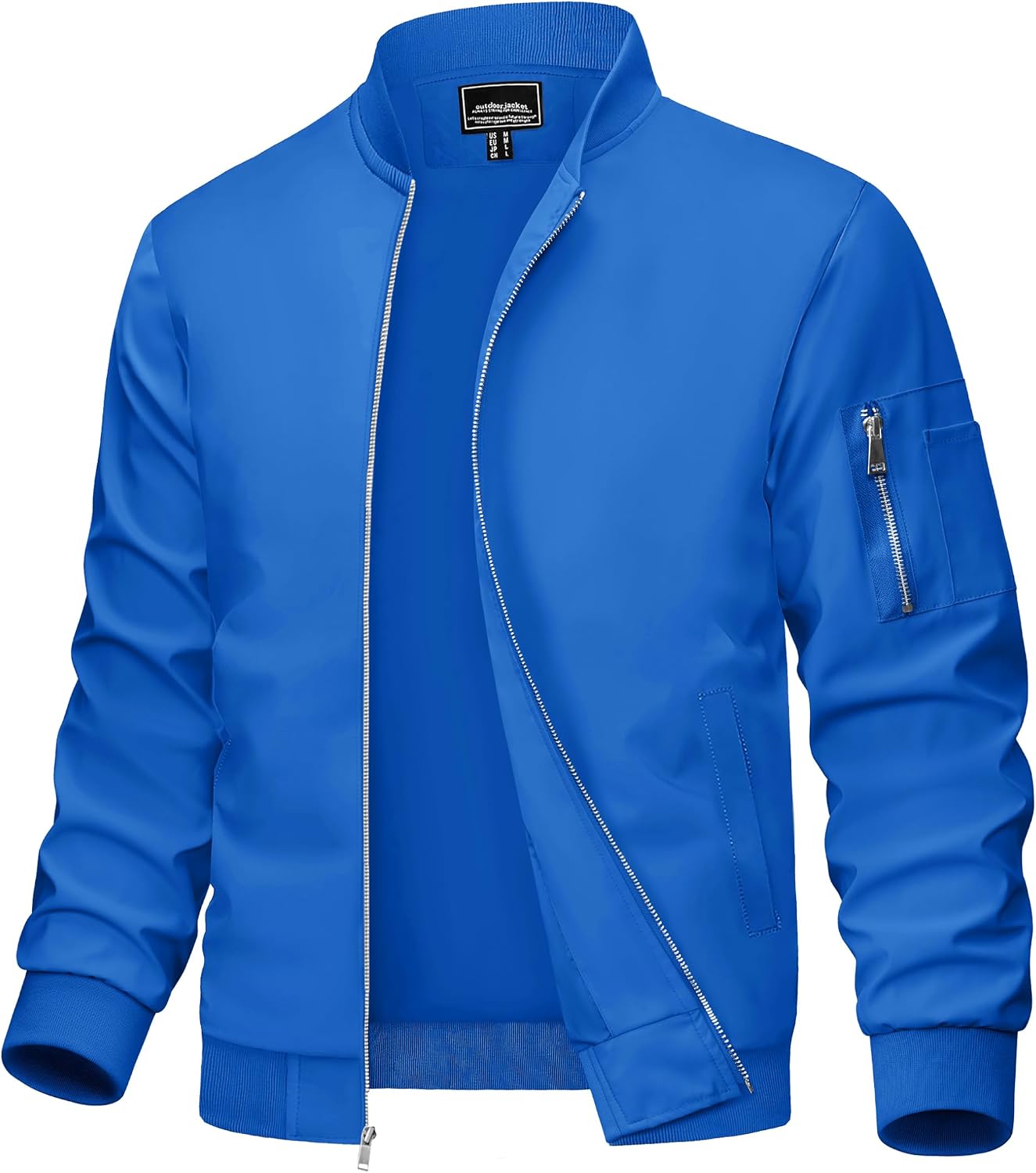 MAGCOMSEN Men's Bomber Jacket Lightweight Windbreaker Spring Fall Jacket