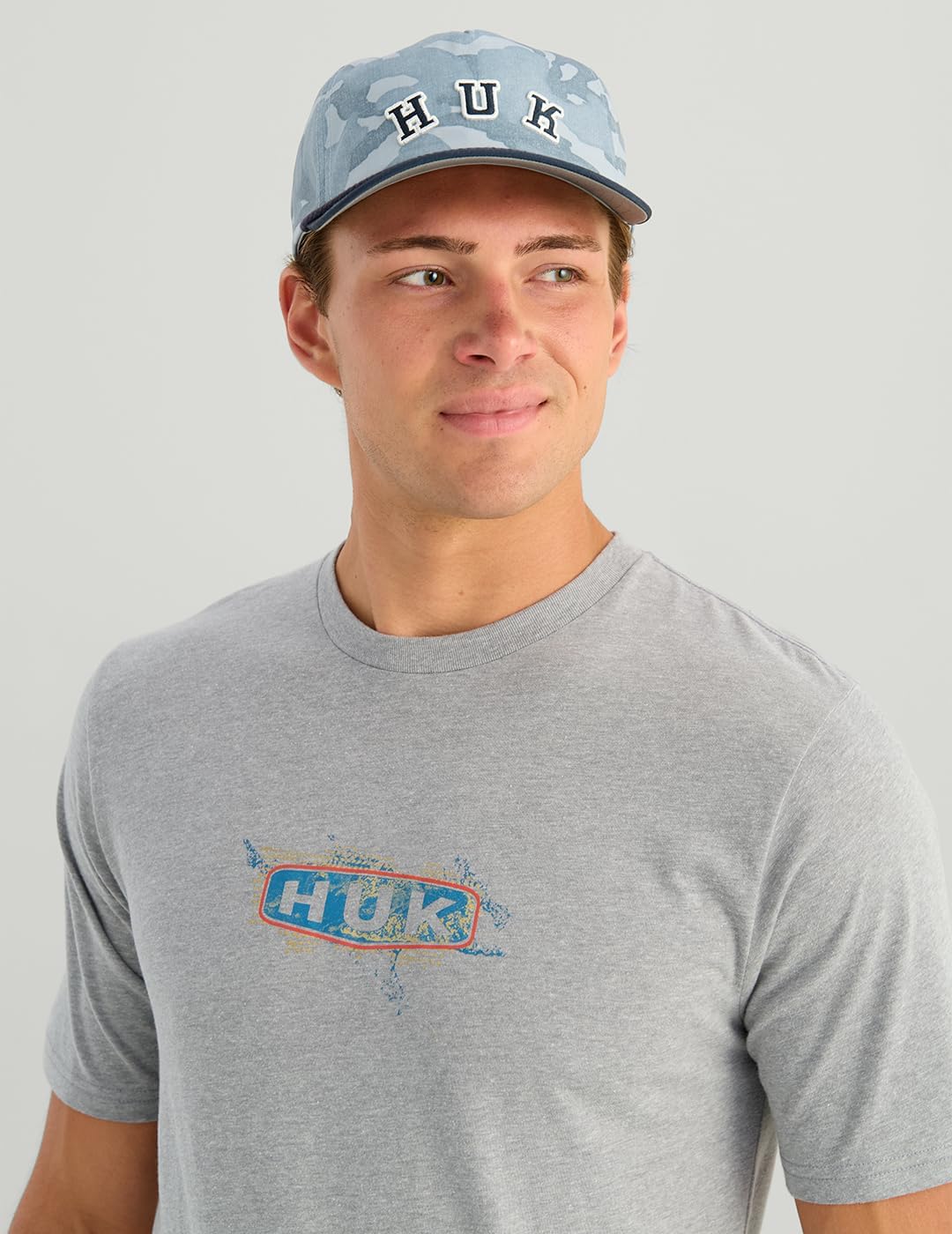 HUK Mens Fishing Graphic Tee, Performance Short Sleeve, Quick-Dry