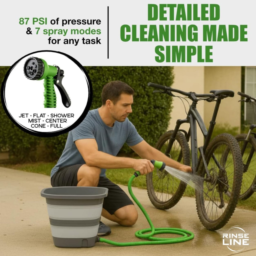 Portable Spray System & Camping Shower | Battery Powered