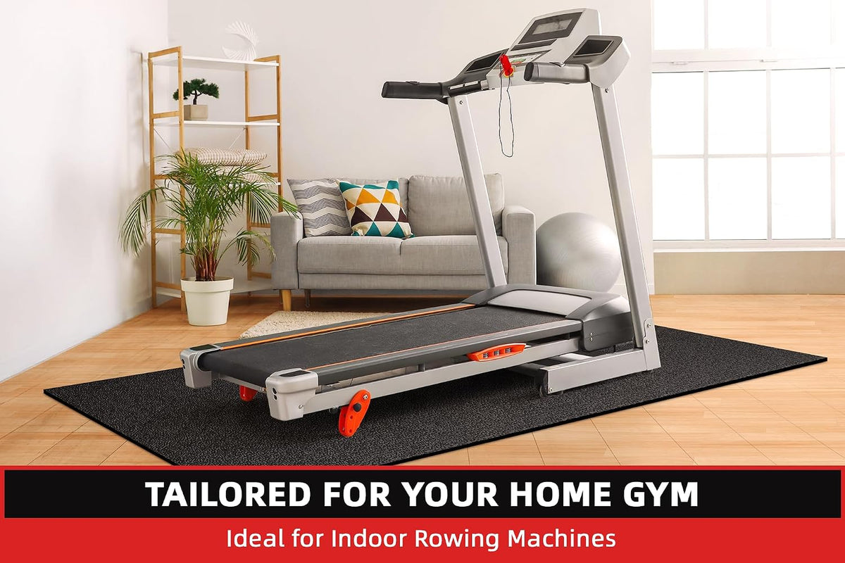 GymCope Treadmill Mat for Hardwood Floor Carpet 7'x3'/6'x3'/6'x2.5'/4'x2'