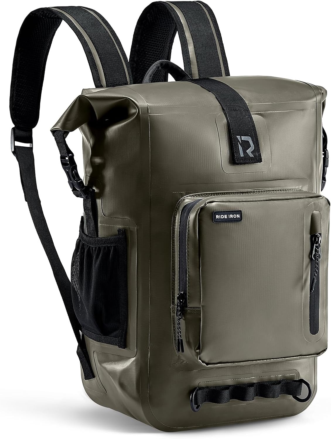 RIDEIRON Waterproof Backpack, Motorcycle Dry Bag with Roll Top Closure 35L