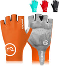 Bike Cycling Gloves for Men Women, 5mm Padded Half Finger Anti Slip