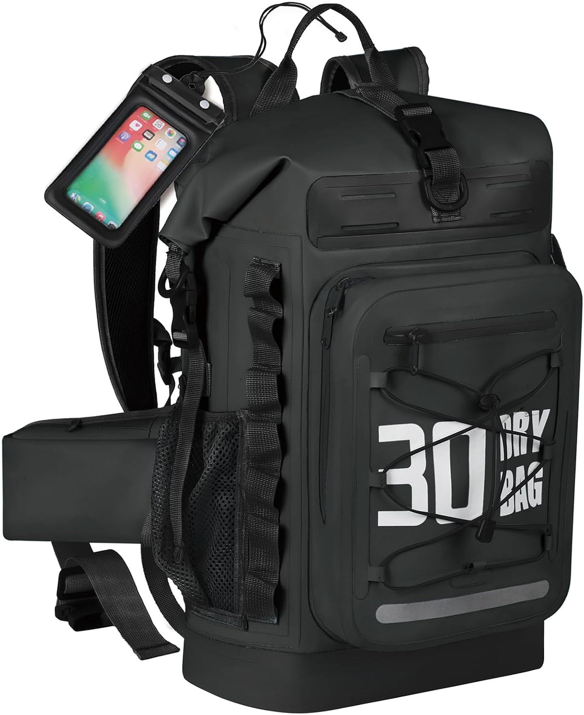 MORXPLOR Dry Bag Waterproof,5L/10L/20L/30L/40L/55L Roll Top Dry Bag Backpack with WaterProof Phone Case for Swim,Kayak