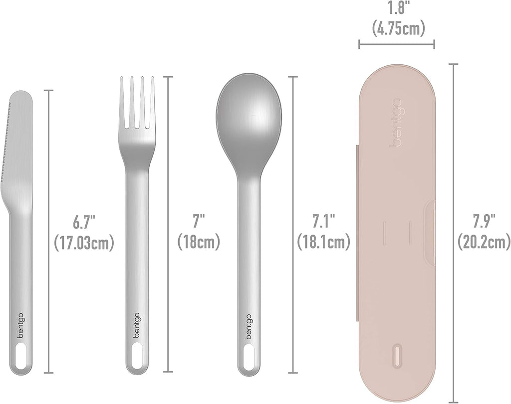Bentgo Stainless Steel Reusable Travel Utensil Set