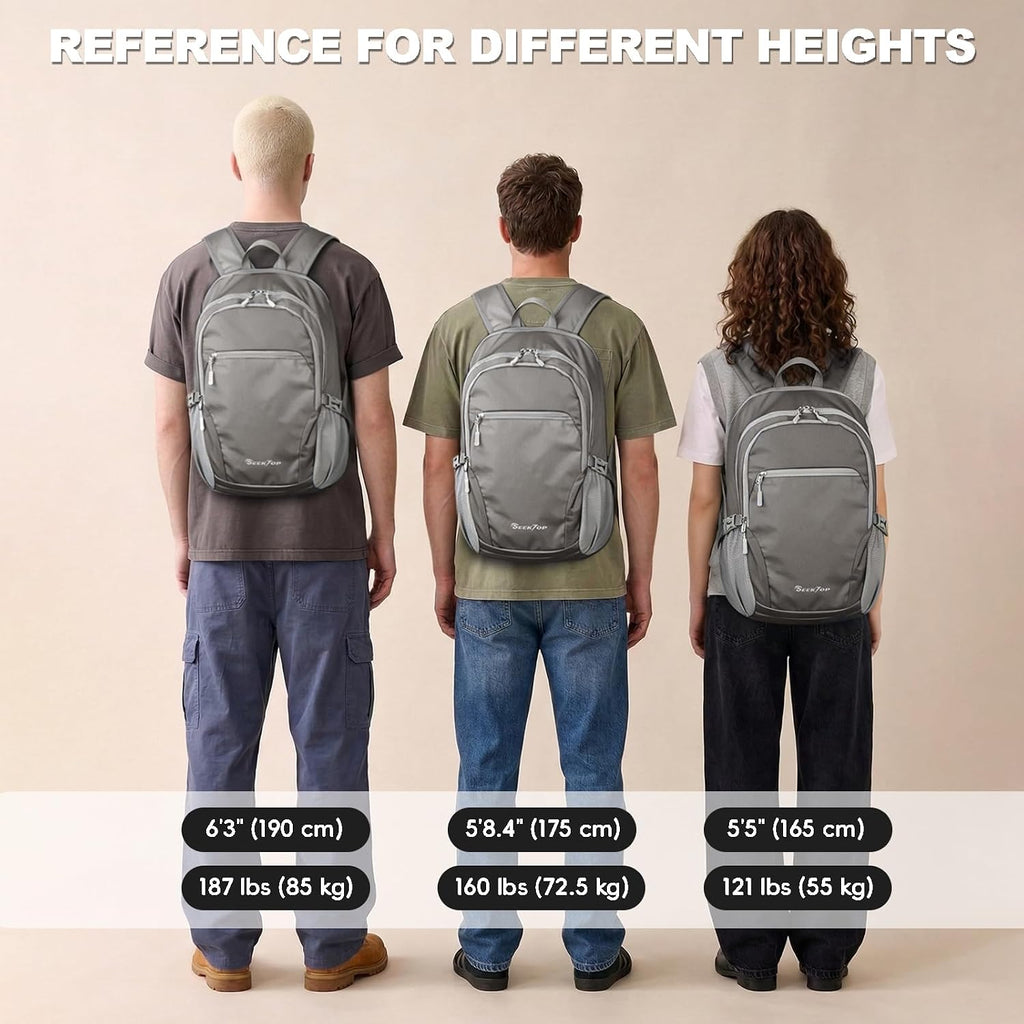 Seektop Travel Backpack, Foldable Expandable 20L-28L Daypack