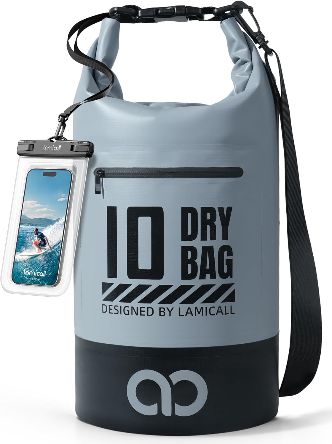 Lamicall Dry Bag Waterproof Backpack with Phone Pouch 5L/10L/20L/30L/40L
