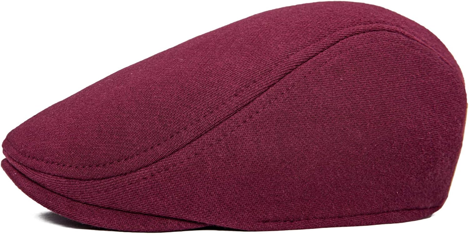 VOBOOM Men's Cotton Flat Ivy Gatsby Newsboy Driving Hat Cap