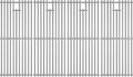 19 3/4" Stainless Steel Cooking Grates Replacement for Chargriller 2121, 2123, 2222, 2828, 3001, 3030, 3725, 4000, 5050, 5252