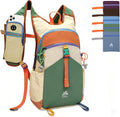Small Hiking Backpack Travel Daypack 15L Colorful Lightweight Packable Foldable Casual Backpack for Women Men