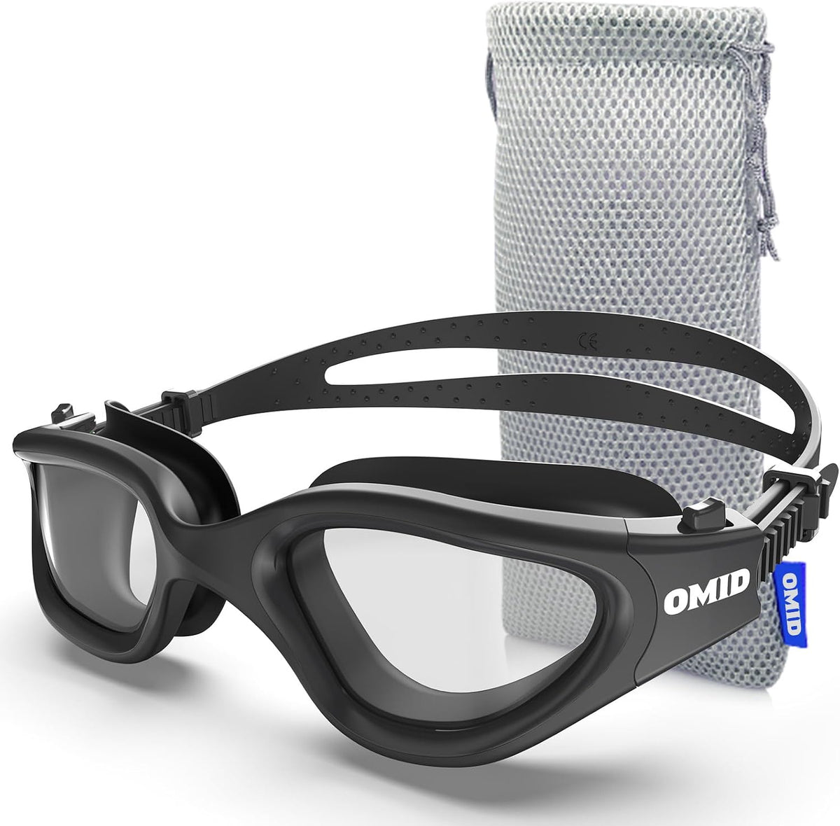 OMID Swim Goggles, P2 Lite Comfortable Anti-Fog Swimming Goggles for Men Women Adults Youth