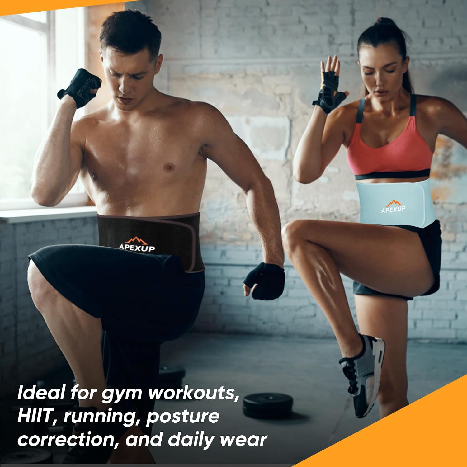 APEXUP Waist Trainer for Women Lower Belly Fat, Men Sweat Band, Stomach Wrap, Waist Trimmer with Removable Lumbar Support