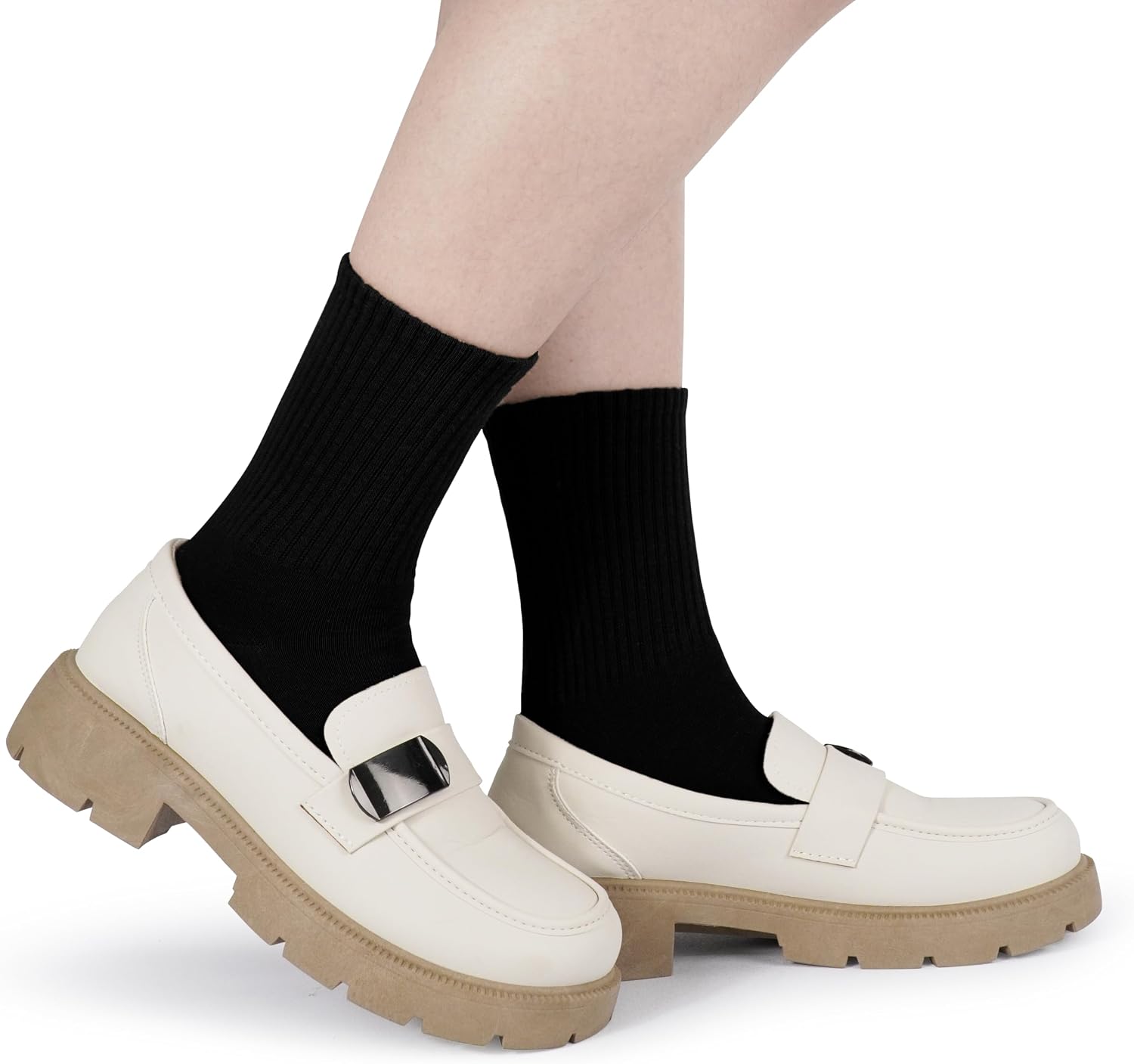 BomKinta Women Calf Socks Athletic Crew Sock