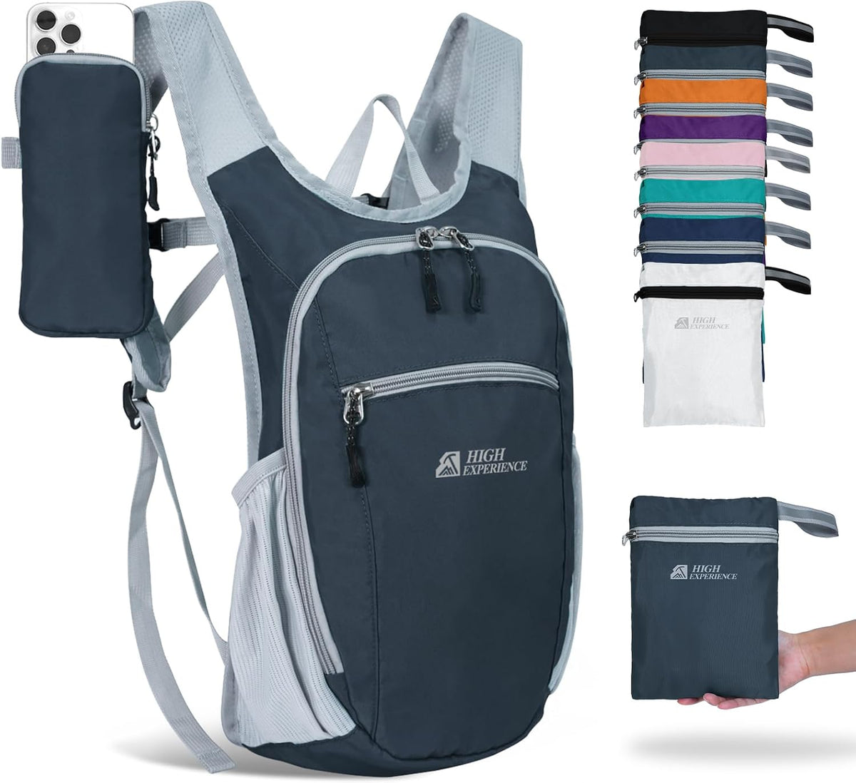 Small Hiking Backpack Packable Lightweight for Women Men