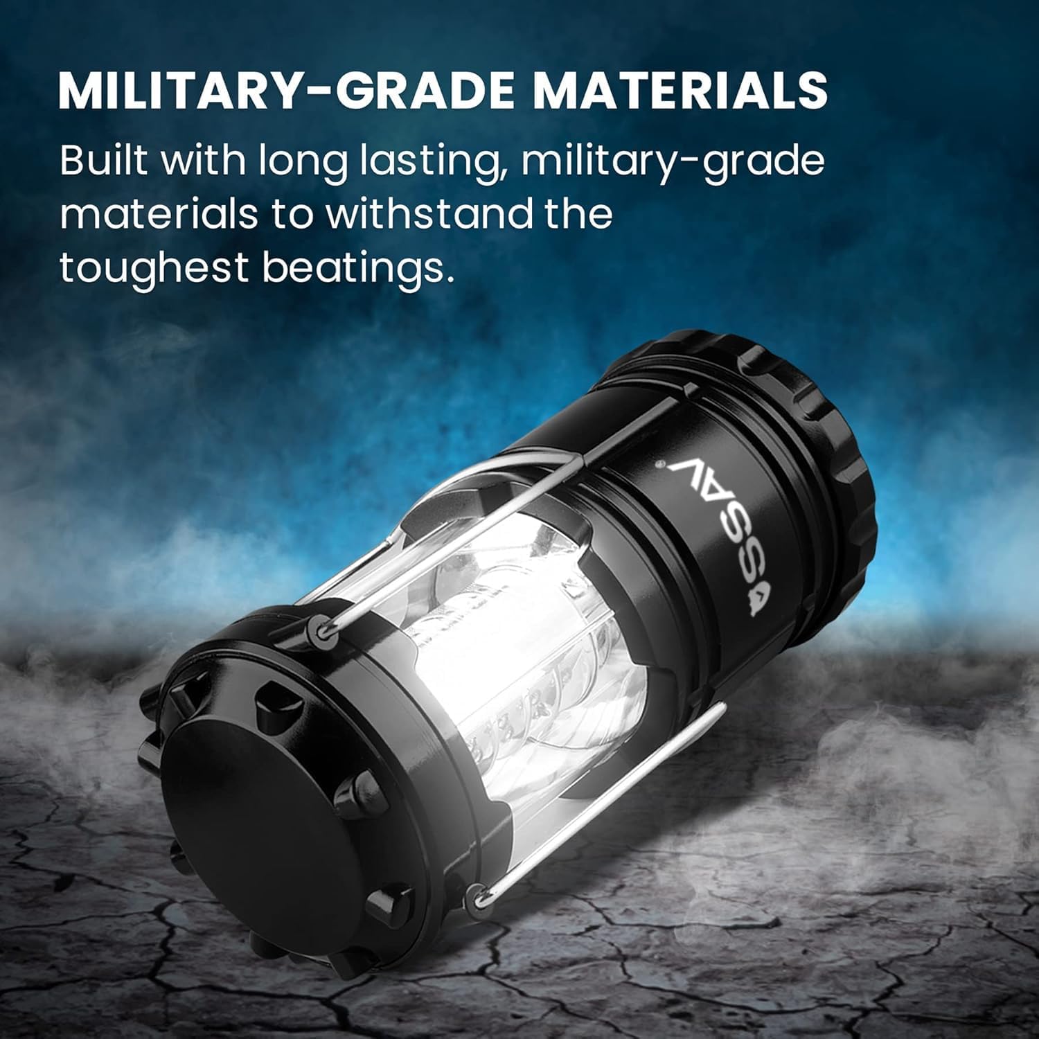 SSAV Battery Powered LED Lanterns (Batteries Included) (3 Pack)