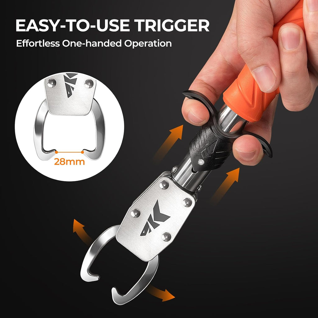 KastKing Paradox 9" Fish Lip Gripper, Fishing Accessories for Men