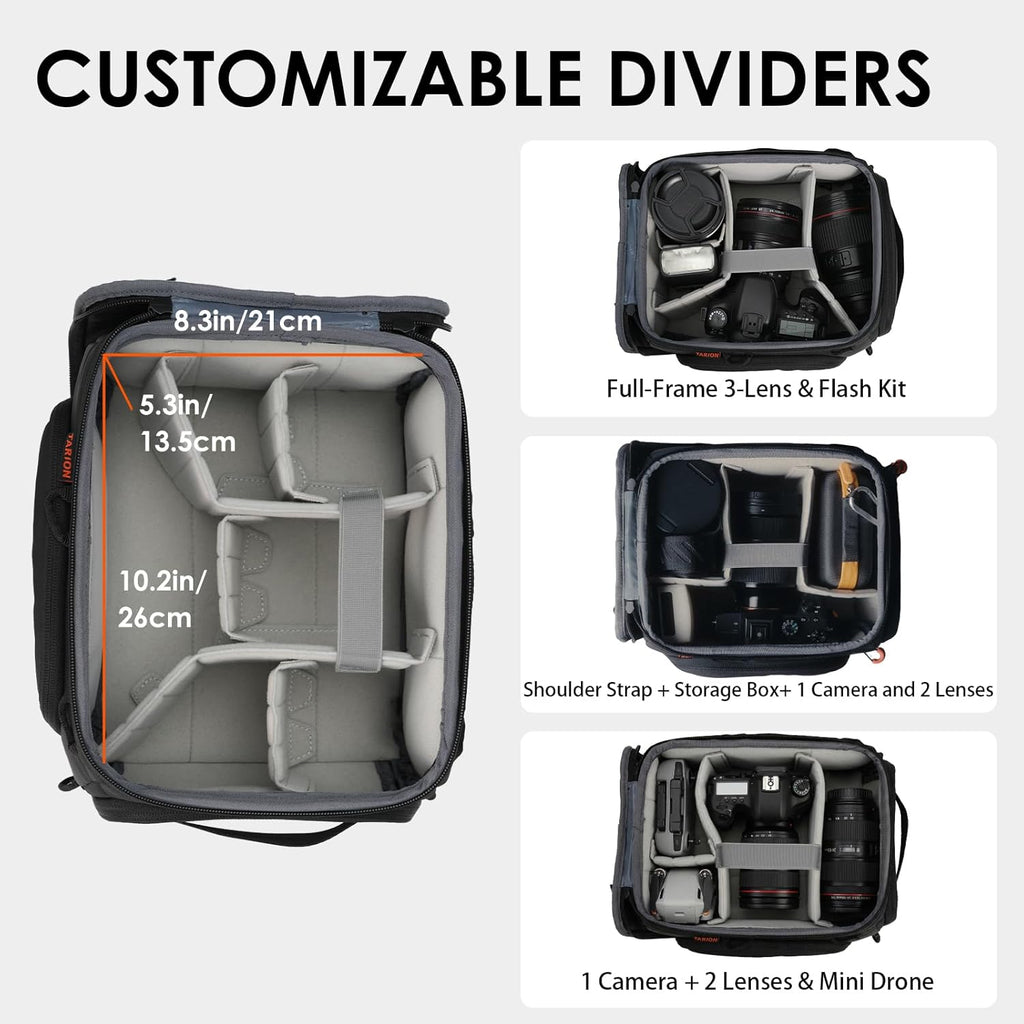 TARION Protective Camera Insert Bag Quick Access DSLR Inner Case Organizer