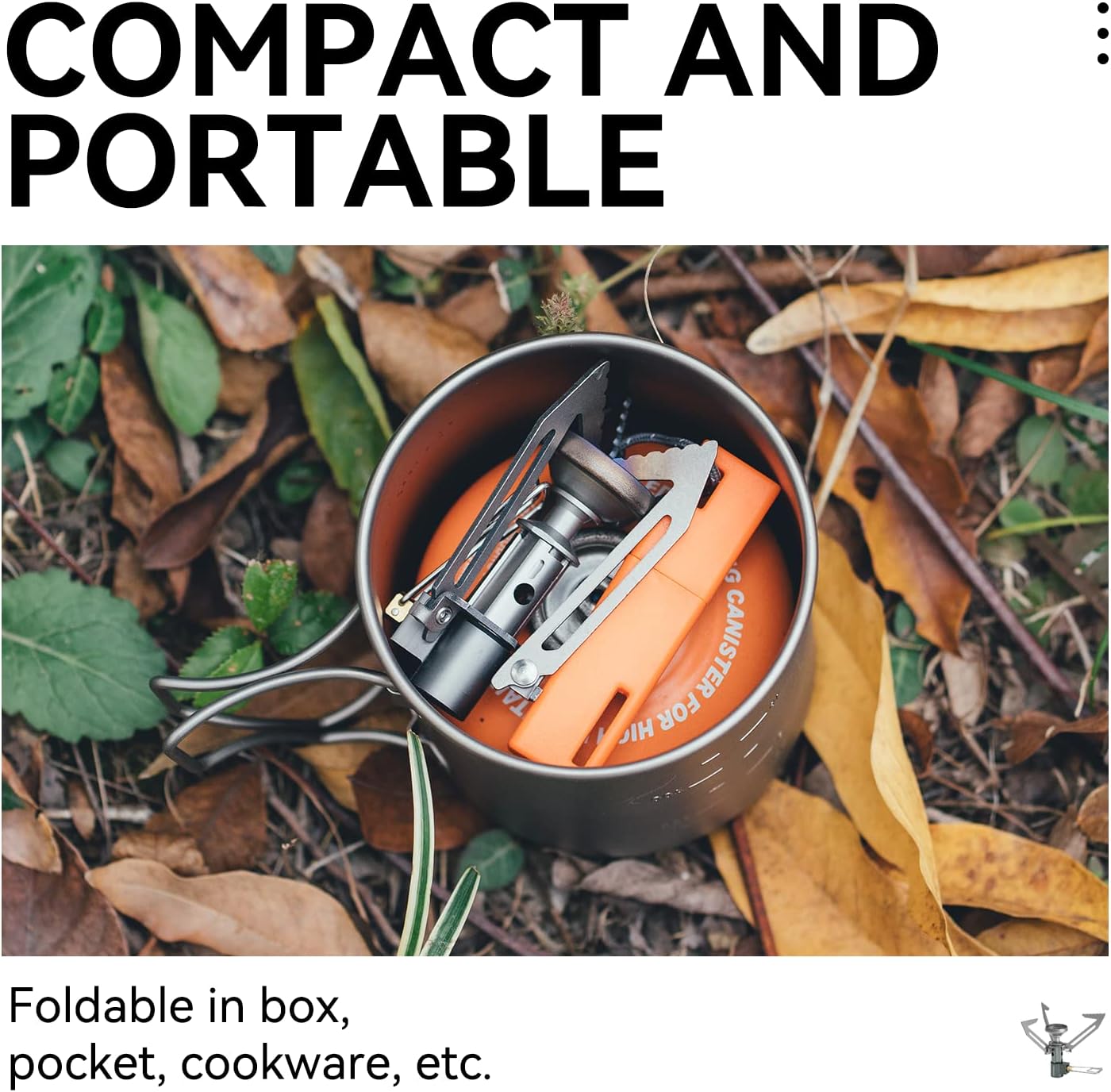 Fire-Maple Hornet II Portable Camping Stove Ultra Light Titanium Gas Stove